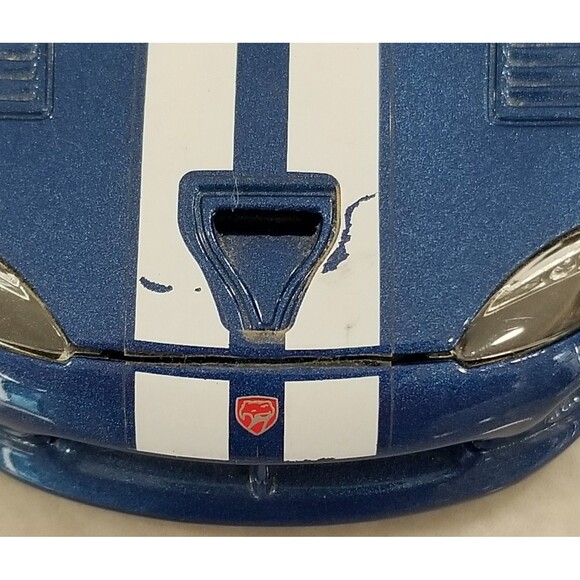 Burago Dodge Viper GTS Coupe Blue Diecast 1:24 Sports Exotic Car Classic Italy - Picture 9 of 9